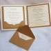 Invitation Card With  Hard Cover Wedding Invitation Card Square Greeting Card